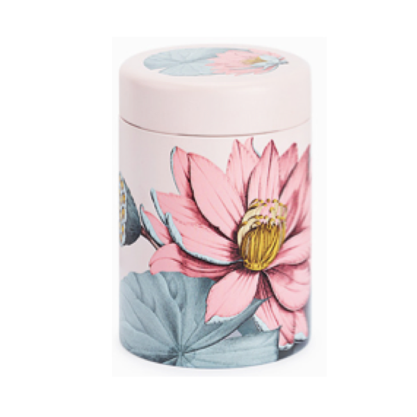 BOITE À THÉ NÉNUPHARS (125g) Rose pale