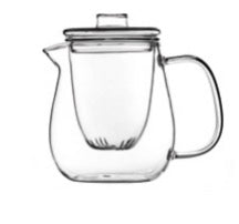THÉIÈRE EN VERRE AVEC FILTRE