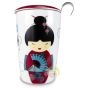 Tisanière double-paroi en porcelaine Little Geisha