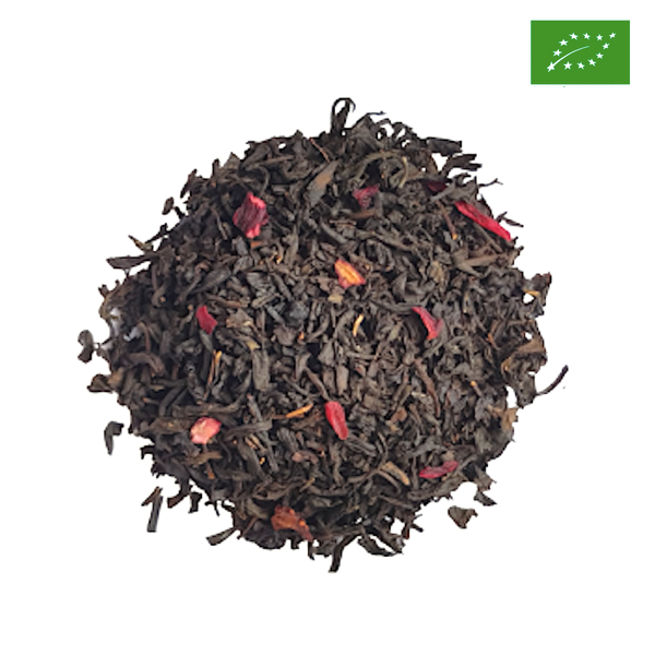 DÉLICE FRUITÉ - THÉ NOIR AROMATISÉ BIO (fruits rouges, hibiscus)