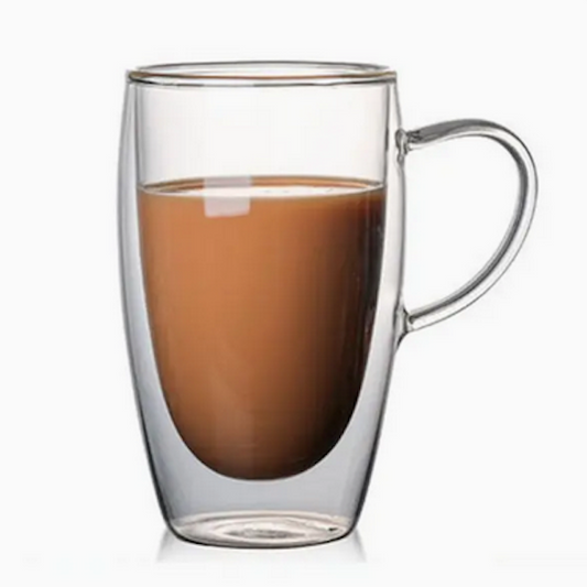 HAUTE TASSE EN VERRE DOUBLE PAROI