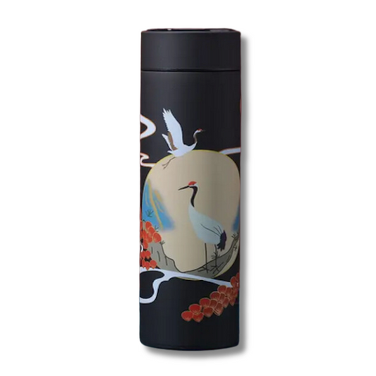 THERMOS NOMADE ISOTHERME AVEC INFUSEUR INTÉGRÉ NOIR